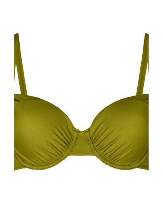 Hunkemöller Green Padded Underwired Bikini Top Bardolino