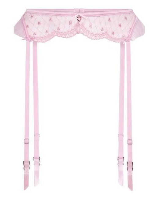Hunkemöller Green Cordelie Suspenderbelt