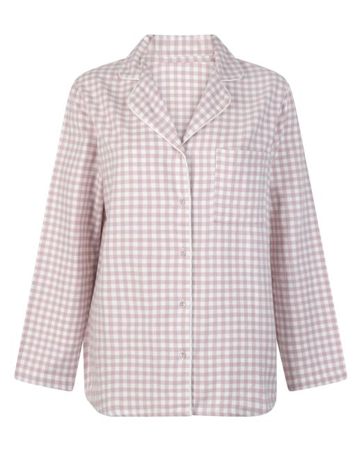 Hunkemöller Purple Pyjamatop Flanel Essentials