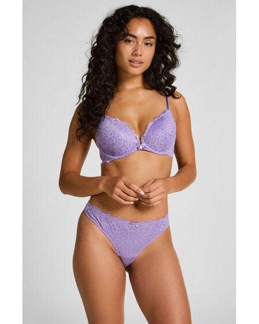 Hunkemöller Purple Marine Thong