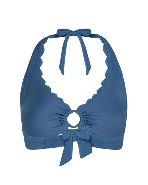 Hunkemöller Halter Bikinitop in het Blue