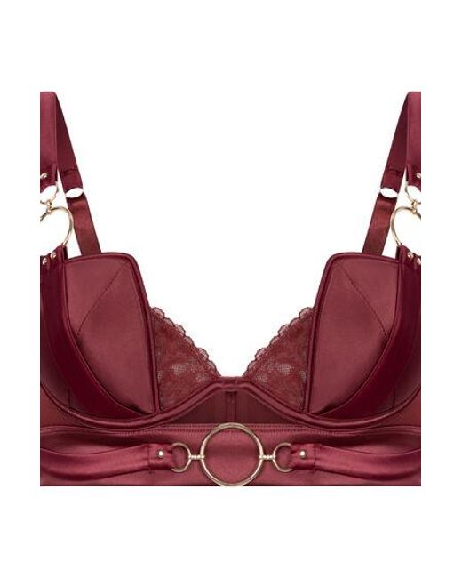 Hunkemöller Brown Marjolein Padded Underwired Longline Bra