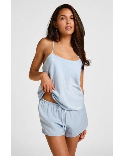 Hunkemöller White Ayla Satin Shorts