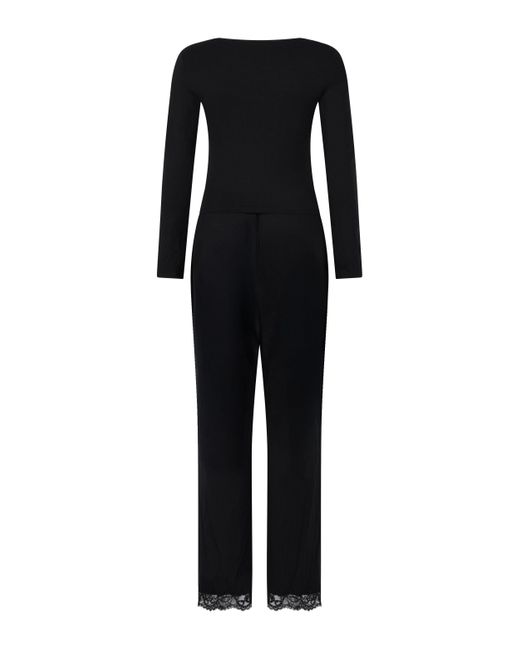 Conjunto de pijama Hunkemöller de color Black