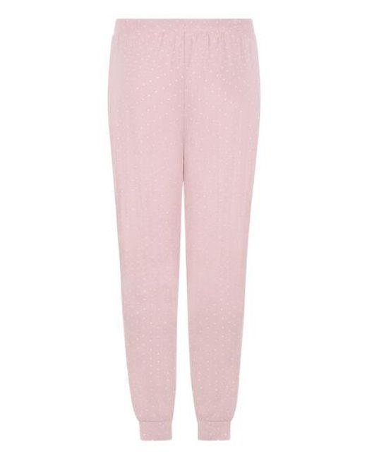 Hunkemöller Pink Jersey Pyjama Pants