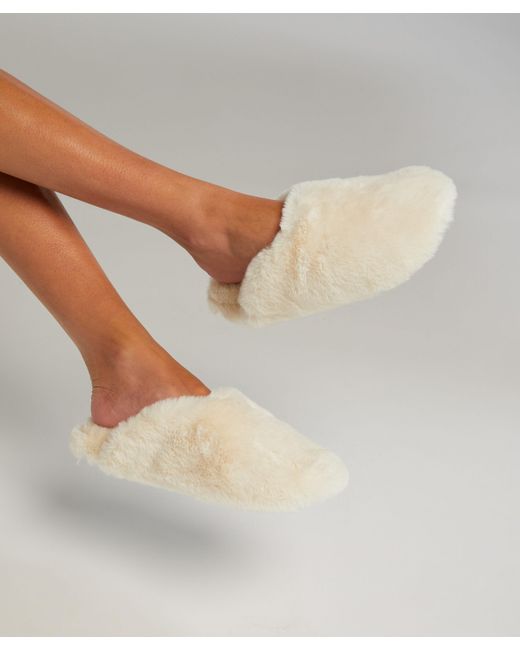 Zapatillas Teddy Mule Hunkemöller de color White