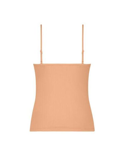 Hunkemöller Brown Cami Rib Lace Top