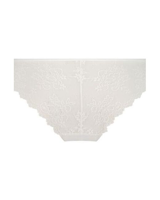 Hunkemöller White Invisible Lace Back Brazilian