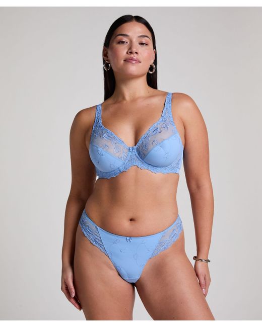 Boxer string diva Hunkemöller en coloris Blue