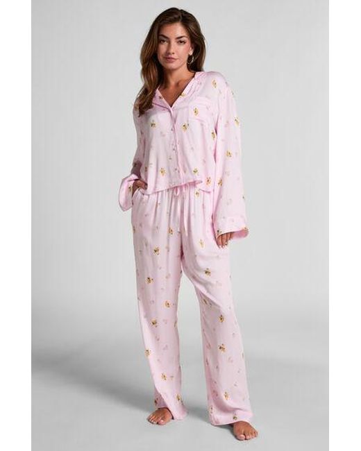 Hunkemöller Pink Satin Trousers