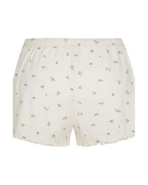 Hunkemöller White Daisy Pyjama Short