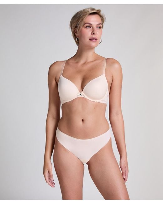 Tanga invisible básico Hunkemöller de color Natural