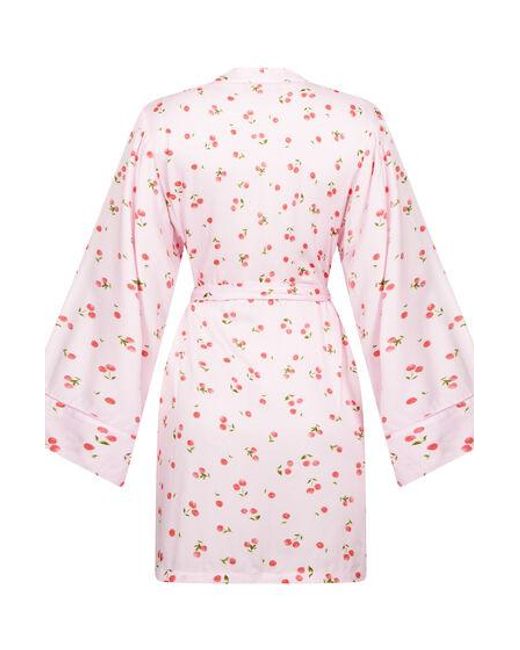 Hunkemöller Pink Satin Kimono