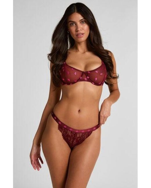 Hunkemöller Brown Kiss Thong