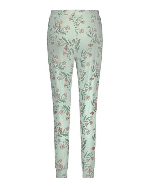 Hunkemöller Pyjamabroek Jersey in het Green