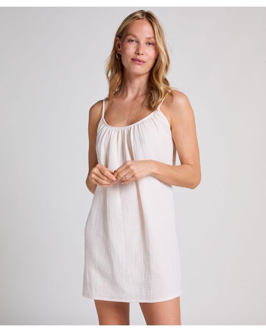 Nuisette en mousseline Hunkemöller en coloris White
