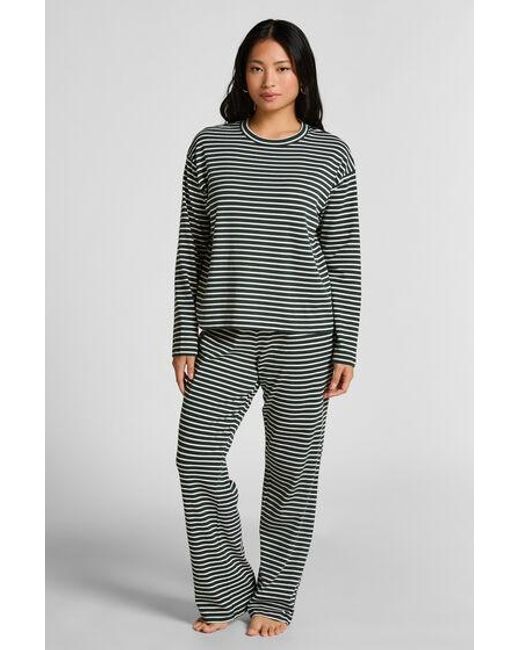 Hunkemöller Gray Pyjamaset Cotton Jersey