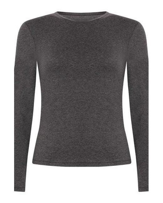 Hunkemöller Gray Longsleeved Shirt From Soft Cotton