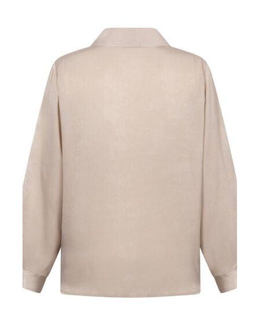 Hunkemöller Gray Satin Long-Sleeved Jacket
