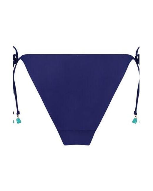 Hunkemöller Blue Doha Cheeky Tanga Bikini Bottoms
