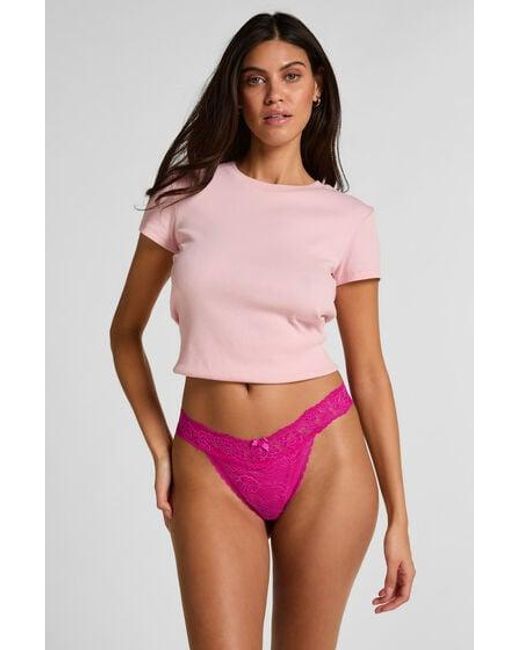 Hunkemöller Red Madison Thong