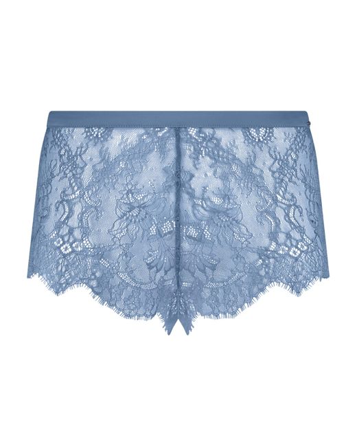 Hunkemöller Blue Delphine Lace Shorts