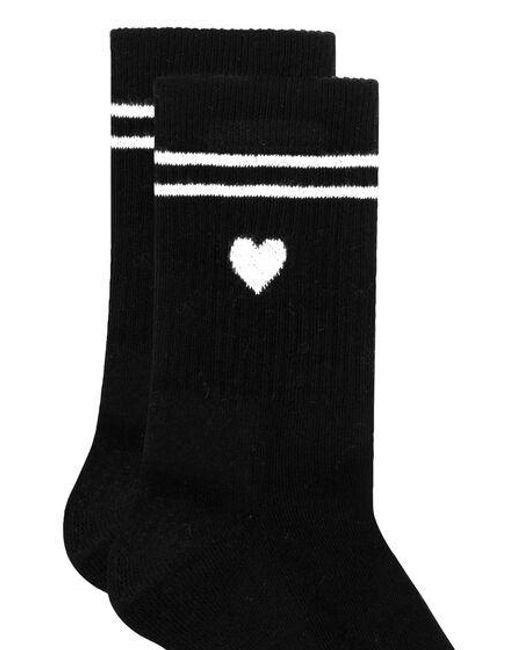Hunkemöller Black Cotton Crew Socks