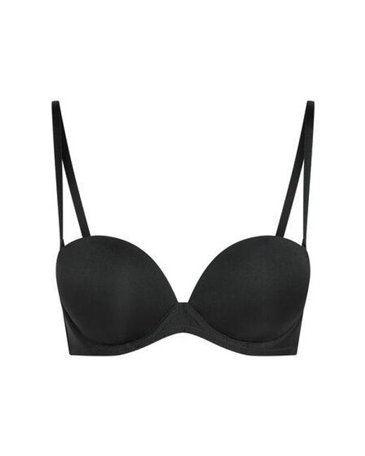 Hunkemöller Black Padded Underwired Strapless Maximizer Bra