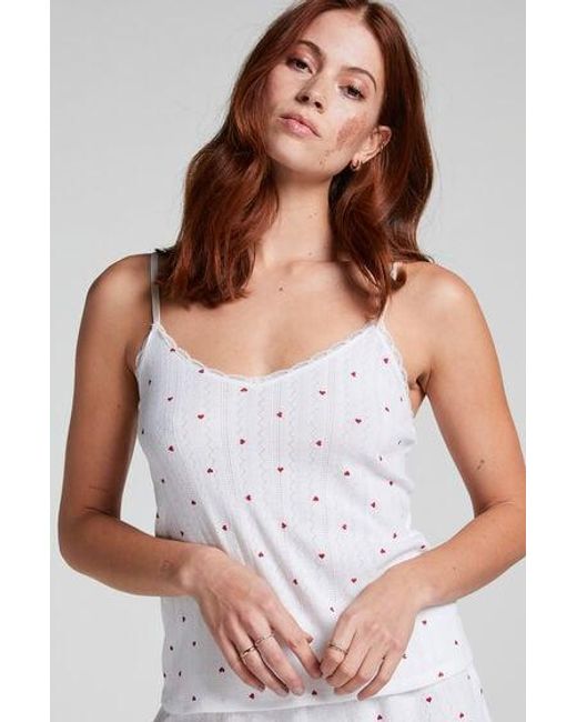Hunkemöller White Cami Lace Top