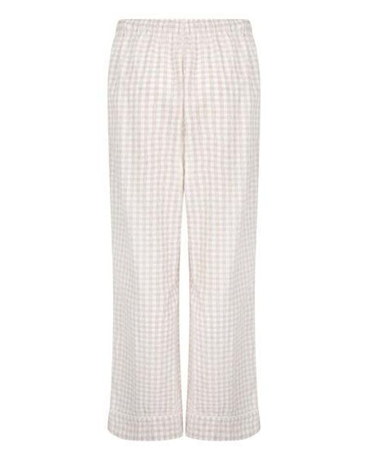 Hunkemöller Natural Dobby Pyjama Pant Woven Cotton
