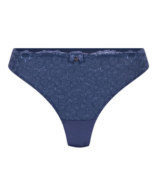 Hunkemöller String Marine in het Blue