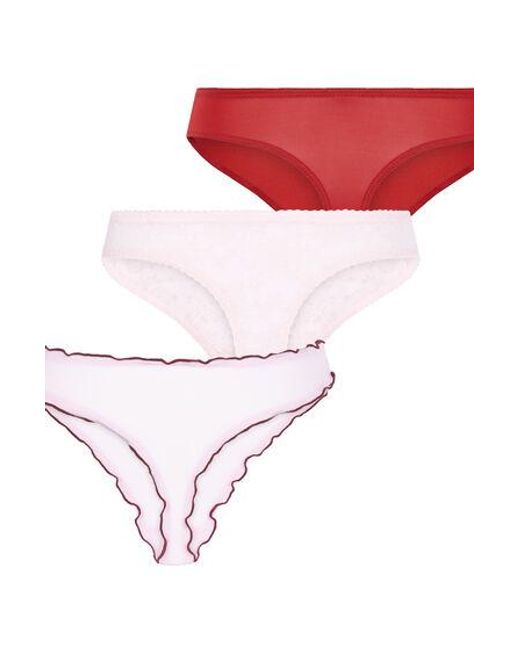 Hunkemöller White Valentine Thong 3-Pack Giftset