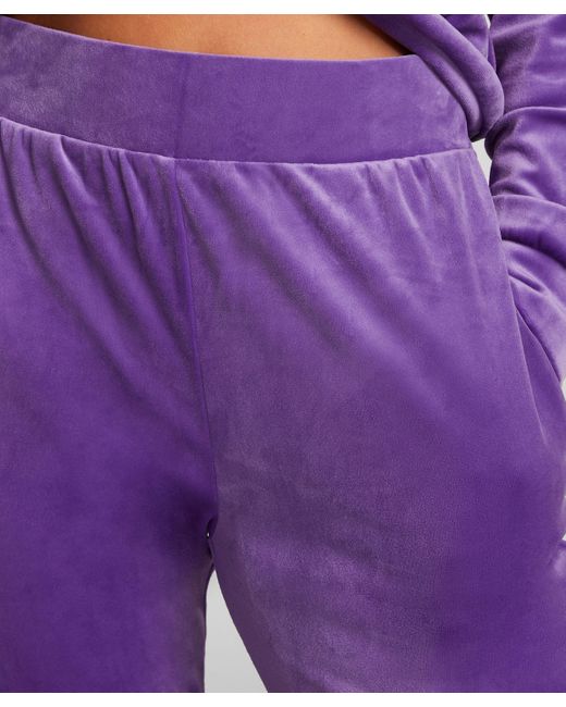 Pantalones de deporte Velours Hunkemöller de color Purple