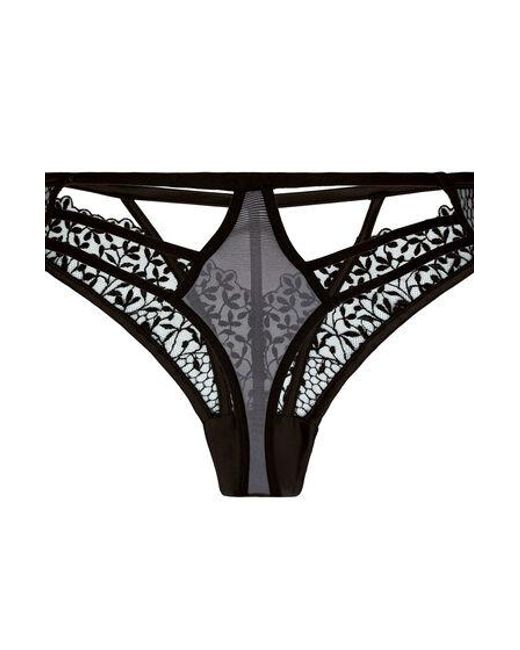 Hunkemöller Black Kristina Highleg Thong