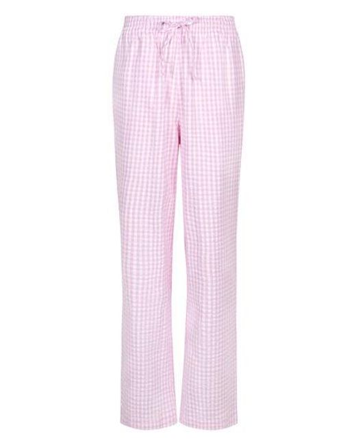 Hunkemöller Pink Cotton Pyjama Pants