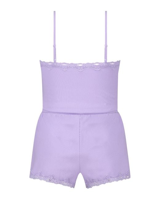 Conjunto de pijama Hunkemöller de color Purple