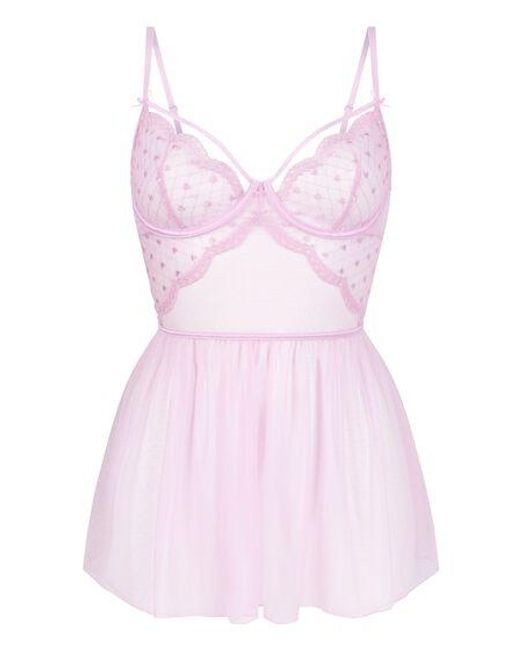 Hunkemöller Pink Cordelie Babydoll