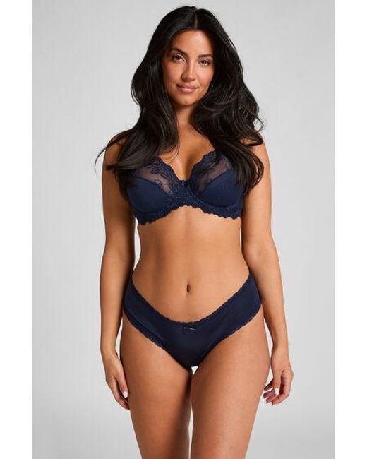 Hunkemöller Brazilian V-shape London in het Blue