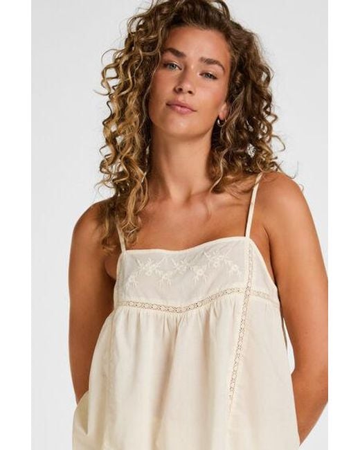 Hunkemöller Pyjama Cami in het White