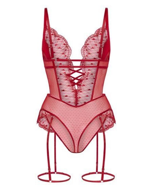 Hunkemöller Red Cordelie Body