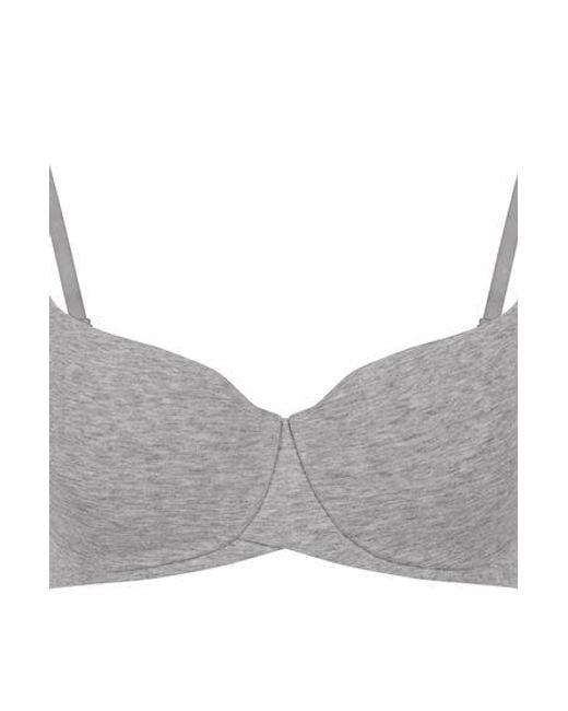 Hunkemöller Katoenen Voorgevormde Beugel Bh in het Brown