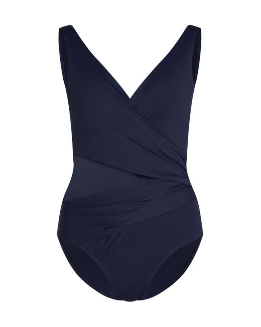 Maillot de bain shaping shell mesh Hunkemöller en coloris Blue