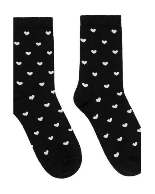 Hunkemöller Black Modal Crew Socks