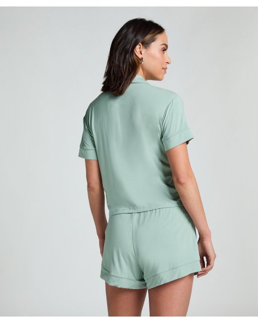 Pantalón corto de jersey Essential Hunkemöller de color Green