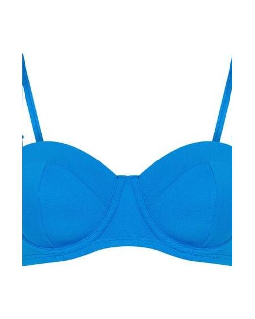 Hunkemöller Blue Porto Bikini Top