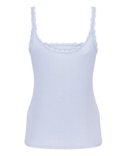 Hunkemöller Blue Pointelle Singlet