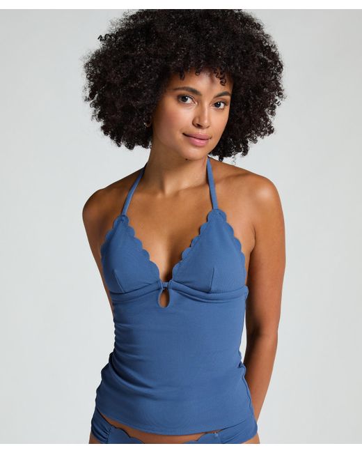 Hunkemöller Shaping Tankini in het Blue