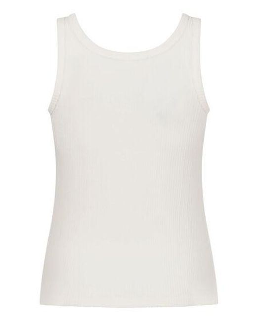 Hunkemöller Natural Singlet Brushed Jersey Rib