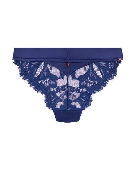 Hunkemöller Blue Grace Highleg String