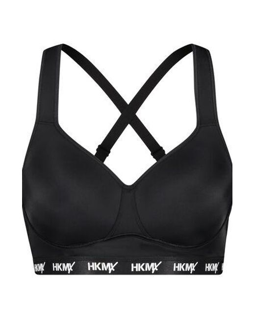 Hunkemöller Black Hkmx Sports Bra The All Star Level 2